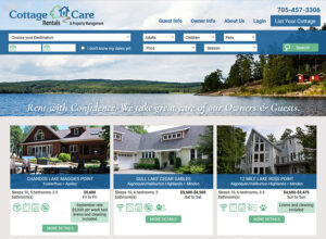 Cottage Care Rentals Home
